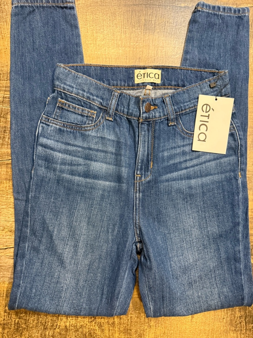Etica Skinny Jeans in Classic Blue Wash